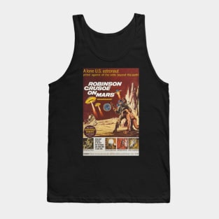 Classic Science Fiction Movie Poster - Robinson Crusoe on Mars Tank Top